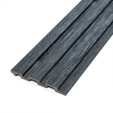 Рейка декоративная PS 2900х120х12мм Темный графит SW-00002128 SW-00002128 фото