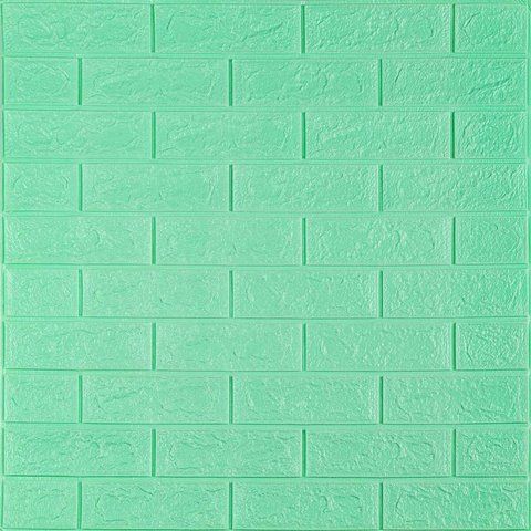 3D панель самоклеющаяся 700x770x5мм кирпич Мята (012-5) SW-00000148 SW-00000148 фото