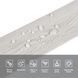 Плинтус виниловый самоклеющийся 5000х100х2мм Матовый (D) SW-00002120 SW-00002120 фото 4